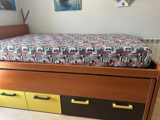 Cama nido con cajones y colchones incluidos