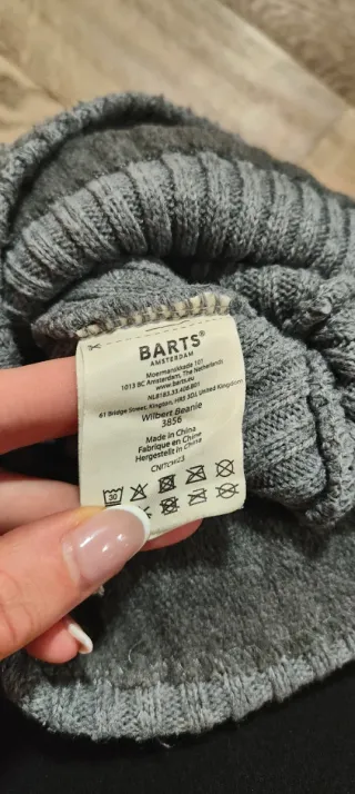 Berretto invernale grigio da ragazzo Barts