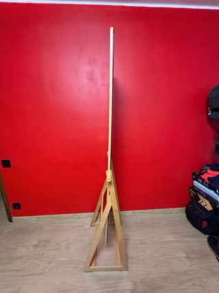 Espejo de habitación de madera