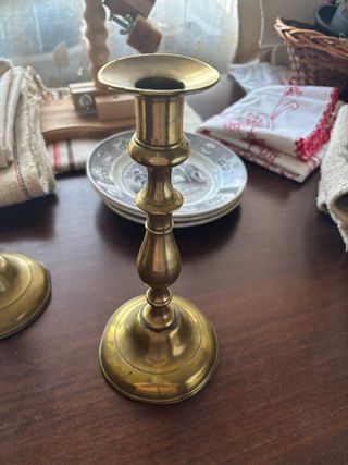 Candelabro antiguo francés latón