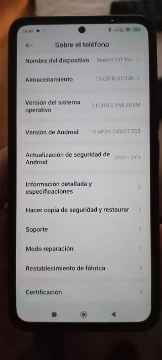 Xiaomi 13T Pro Negro