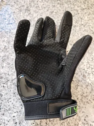Guantes Moto Cofit Negros y Verdes