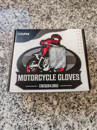 Guantes Moto Cofit Negros y Verdes