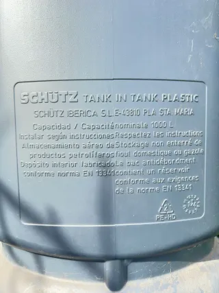 Caldera gasoil con depósito