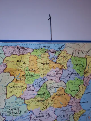 Mapa político España 1972