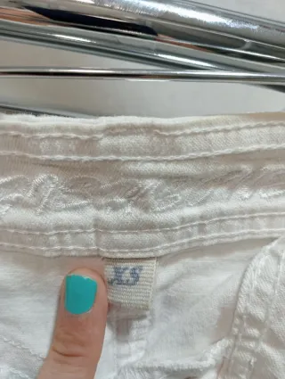 Falda corta verano blanca