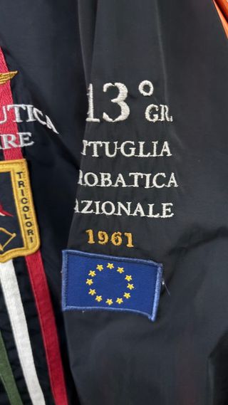 Cortavientos Aeronautica Militare Negro Multicolor