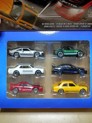 Set Hot Wheels, Japan, Silver Series, come nuovo.