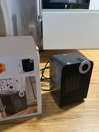 Calefactor portátil negro