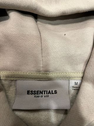 Sudadera Essentials Fear of God Beige Capucha