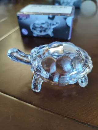 Figura Tortuga Cristal Transparente Nueva estrenar