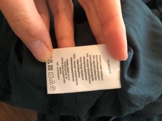 Vestido largo Indi & Cold bordado verde T.S