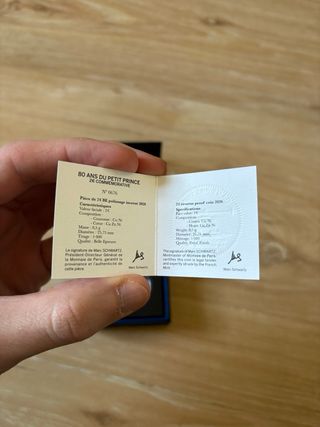 2 Euro Reverse Proof Piccolo Principe Anniversario