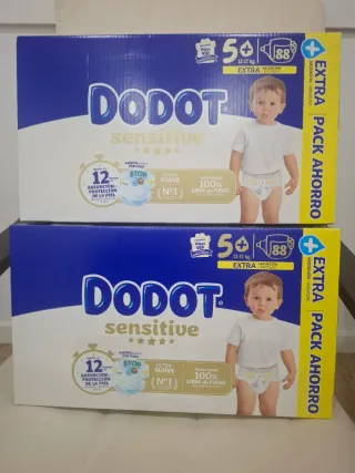 Fraldas Dodot Sensitive Tamanho 5+