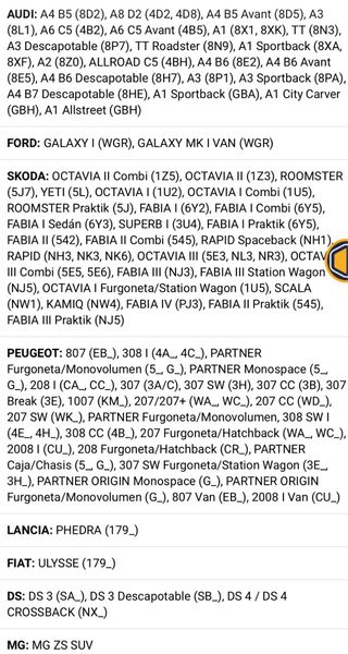 Pastillas de freno Brembo Skoda