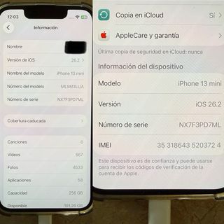 iPhone 13 Mini Blu 256GB - Originale e Batteria 100%