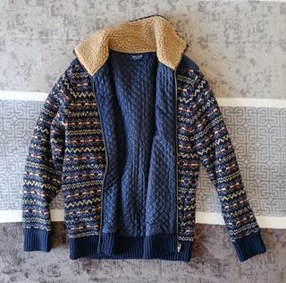 Chaqueta con estampado de Zara