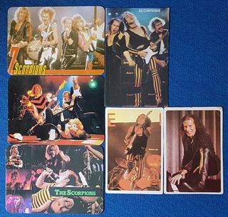 6 Calendários de bolso Scorpions