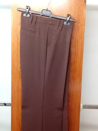 Pantalón vestir mujer talla 46 marrón