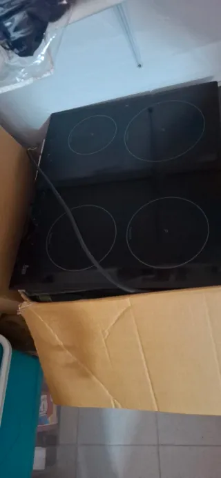 Vitrocerámica inducción 4 fuegos con rotura