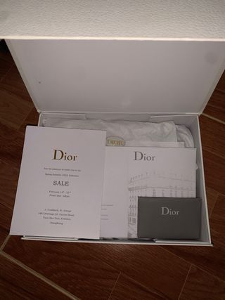 Bolso Dior Saddle Beige/Azul