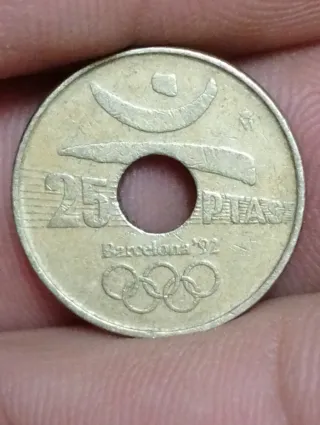 Moneda 25 Pesetas Barcelona '92