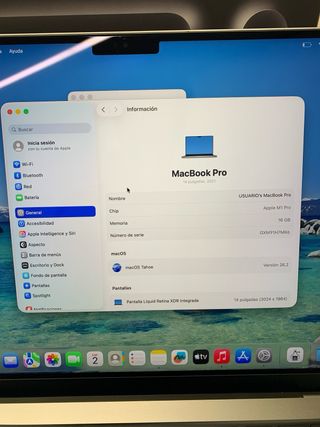 MacBook Pro 14 M1 16GB RAM.Financiamos su compra