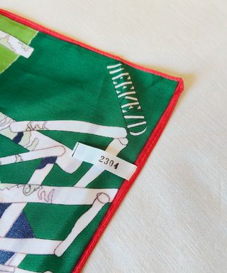 Foulard Bolaffi vintage Piazza di Siena, Rostagno