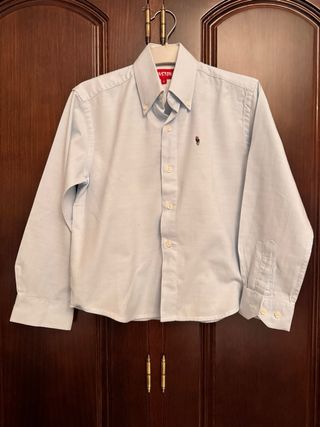 Camisa niños 6 años celeste