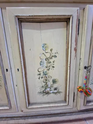 Aparador Shabby Chic Madera Beige