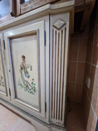 Aparador Shabby Chic Madera Beige