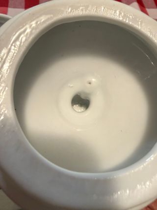 Azucarera Porcelana Guillén Flores Azules