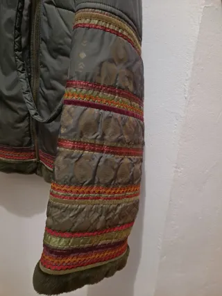 Anorak verde mujer