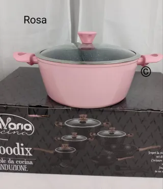 Set 15 Pentole Bavaria Cucina Woodix Induzione