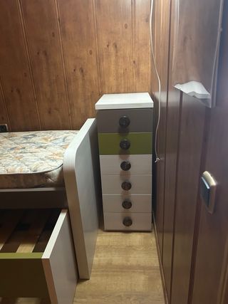 Cama infantil con cajones