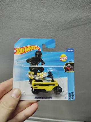 Hot Wheels Honda Motocompo Amarillo 2025