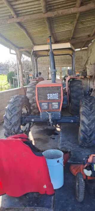 Tractor Same Explorer 70 + Rotobator + Astilladora