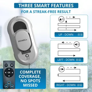 Robot Limpiacristales POWELL 3000Pa