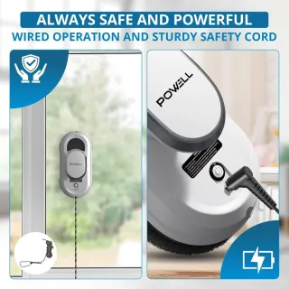 Robot Limpiacristales POWELL 3000Pa