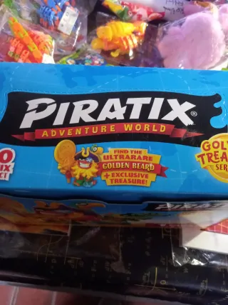 BOLSAS Piratix Aventura Mundo Tesoro Dorado0,85