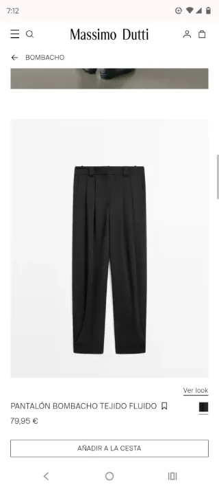 Pantalón bombacho (Massimo Dutti) 36'