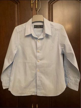 Camisa Celeste Niños 4/5 Años