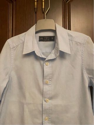 Camisa Celeste Niños 4/5 Años