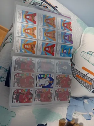 Álbum Adrenalyn 23/24 con cartas