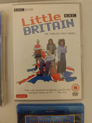 DVD Little Britain 1 & 2, monty python