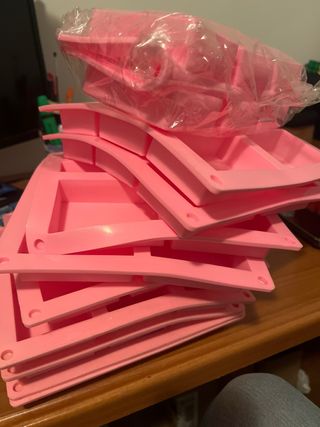 Molde de silicona para jabones o usos similares.