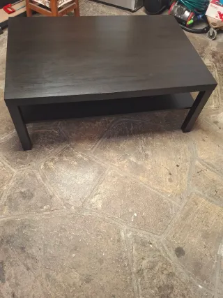 Tavolino da pranzo in legno nero