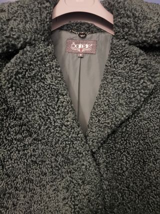 Cappotto Teddy Verde Petrolio