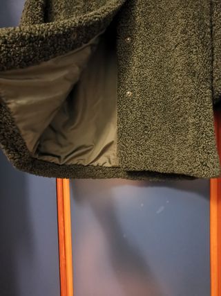 Cappotto Teddy Verde Petrolio