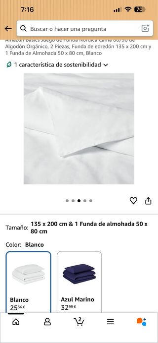 Juego Funda Nórdica Algodón Blanco 135x200